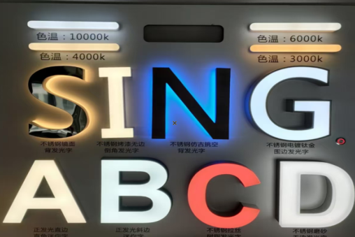 共青城发光字的寿命