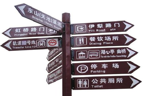 共青城标牌的基本功能。