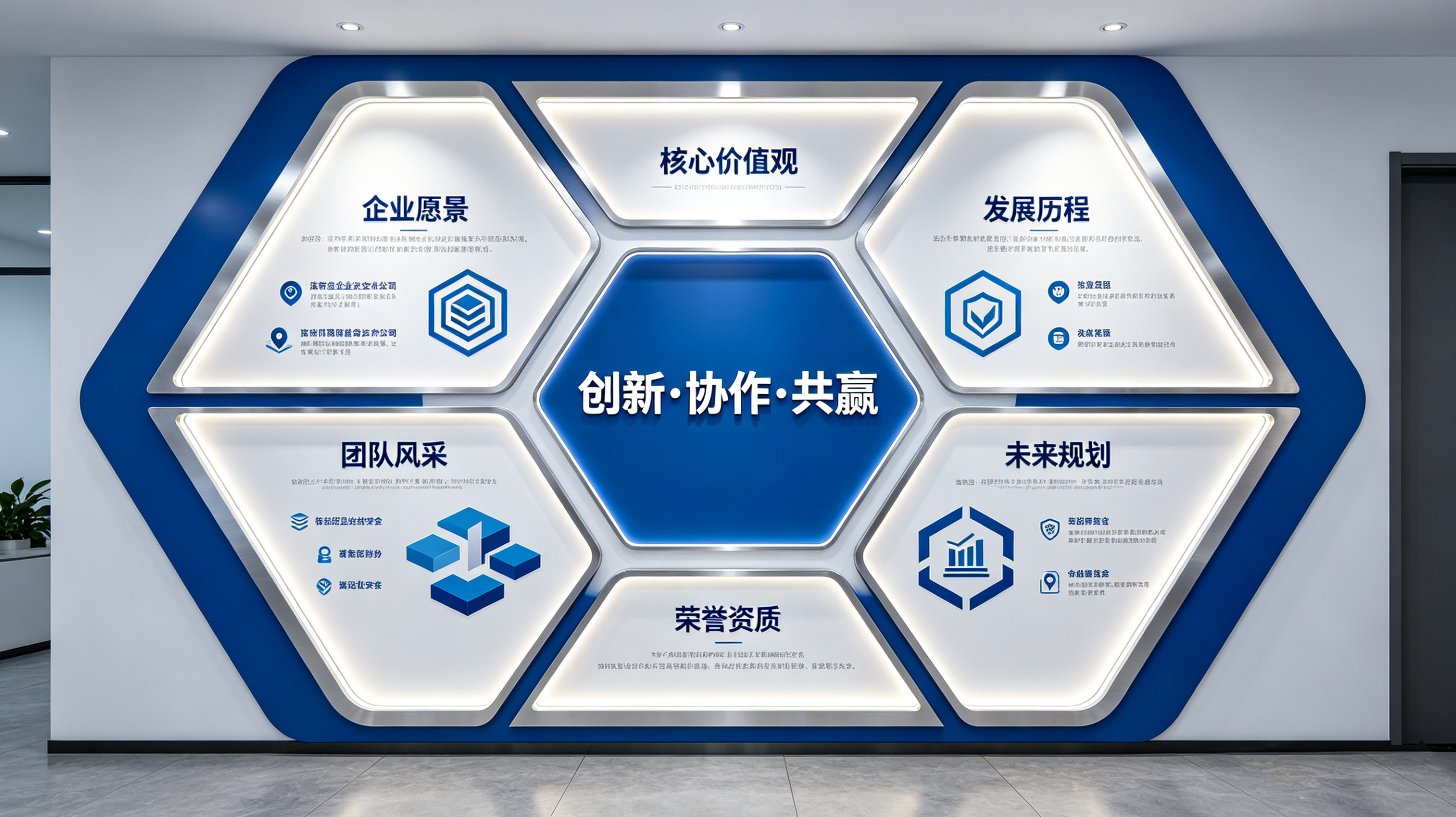 共青城企业文化墙六边形避坑指南（新手常犯5个错误）